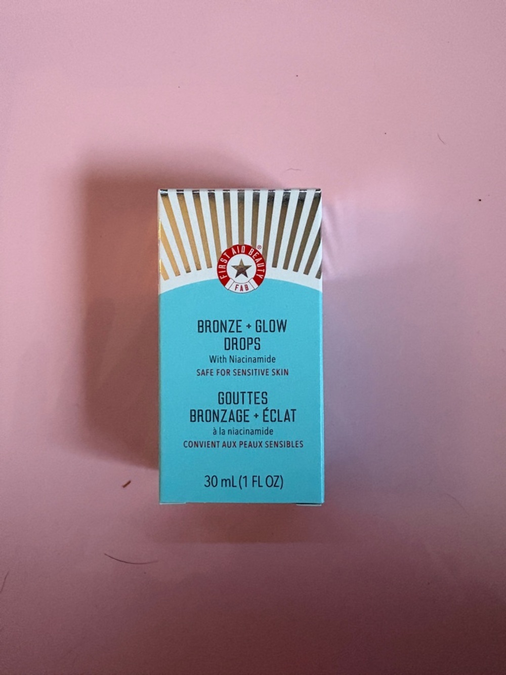 BNIB First Aid Beauty Bronze + Glow Drops with Niacinamide